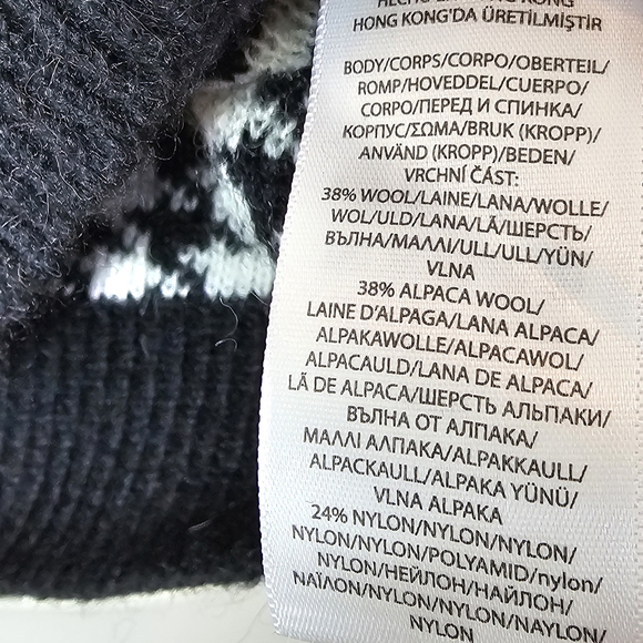 NWT Ralph Lauren Black and White Houndstooth Sweater Vest Womens M - Picture 4 of 4